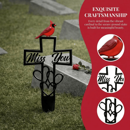 🐦Metal Cemetery Memorial Plaque for Remembrance✝️