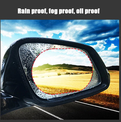 Anti-Rain Rearview Mirror Film 🌧️ Drive Safely in Any Weather ✈Fast Shipping Worldwide