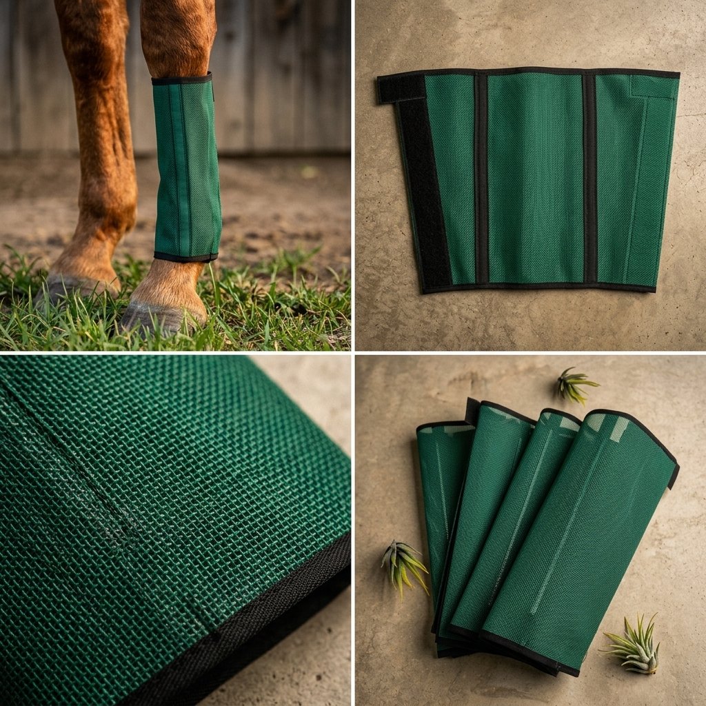 🐎Anti-Fly Horse Leg Mesh Protectors - Set of 4 Breathable Summer Boots