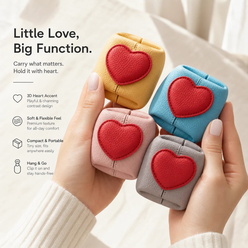 🥳2026 HOT SALE🥳💞50K+ SOLD! 💖Sweetheart Mini Leather Pouch