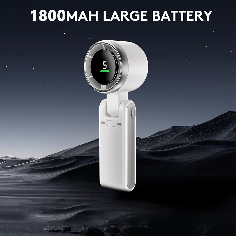🌬️ Foldable Rechargeable Handheld Fan