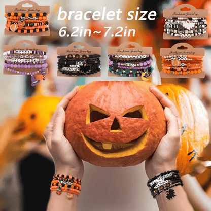 🔥Last Day 50% OFF - Halloween Series Cartoon Soft Clay Bracele