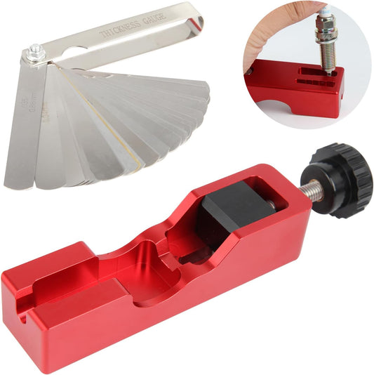 🛠️🔥A complete set! Spark Plug Gap Tool with Feeler Gauge