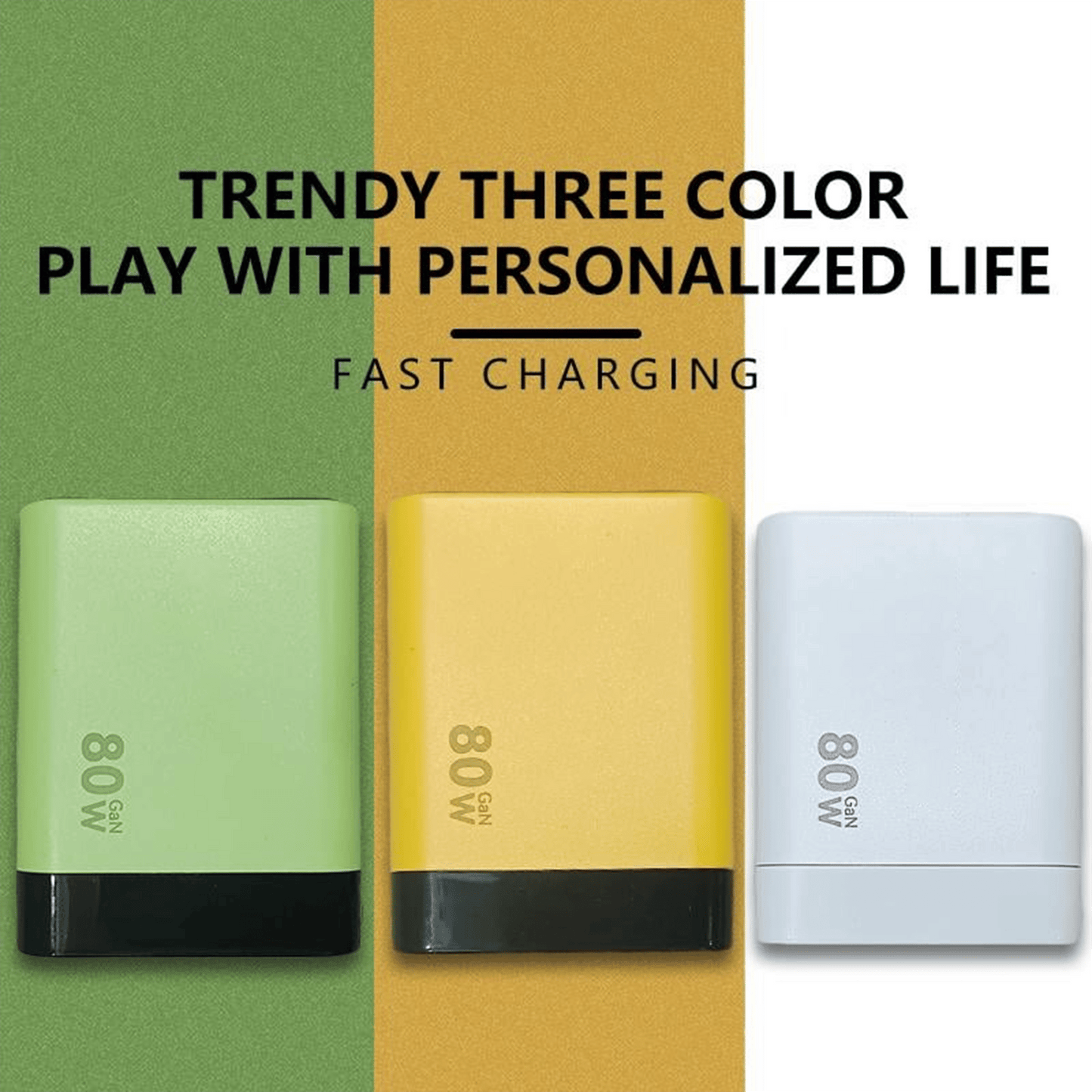 ✨3 in 1 Charger Retractable 80W MAX Fast