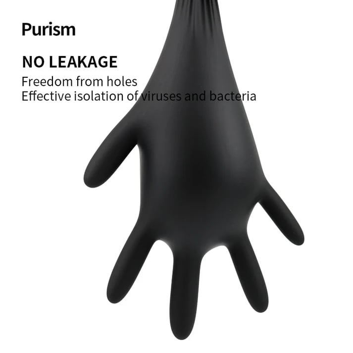💯🧤High Elastic Protective Rubber Nitrile Gloves
