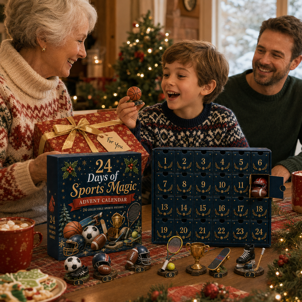 🏆 24 Days of Sports Magic Advent Calendar – 24 Collectible Sports Surprises