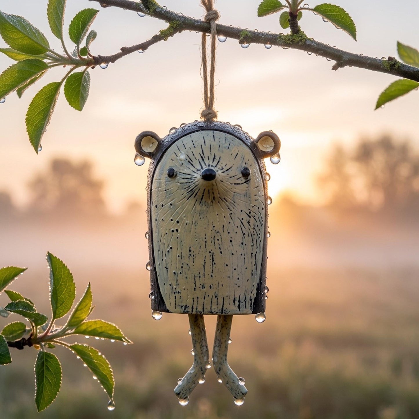 🌿Handmade Whimsical Animal Wind Chime Ornaments