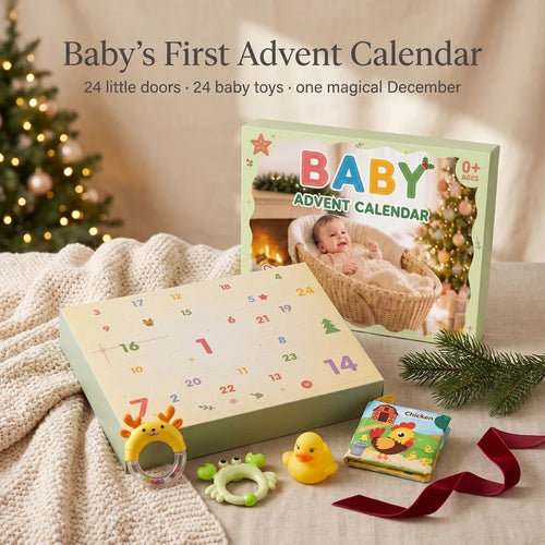 🎄 Baby’s First Advent Calendar — 24 Little Discoveries for Curious Hands