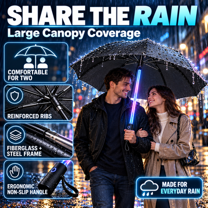 🌧️ 49% OFF Color-Changing LED Umbrella ✨ Turn Every Rainy Night Into A Light Show