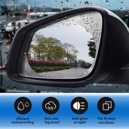 Anti-Rain Rearview Mirror Film 🌧️ Drive Safely in Any Weather ✈Fast Shipping Worldwide
