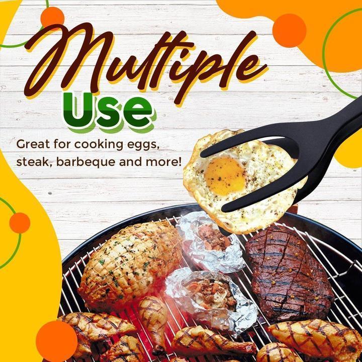 📢📢31% OFF !! ⏰2 In 1 Grip Flip Tongs