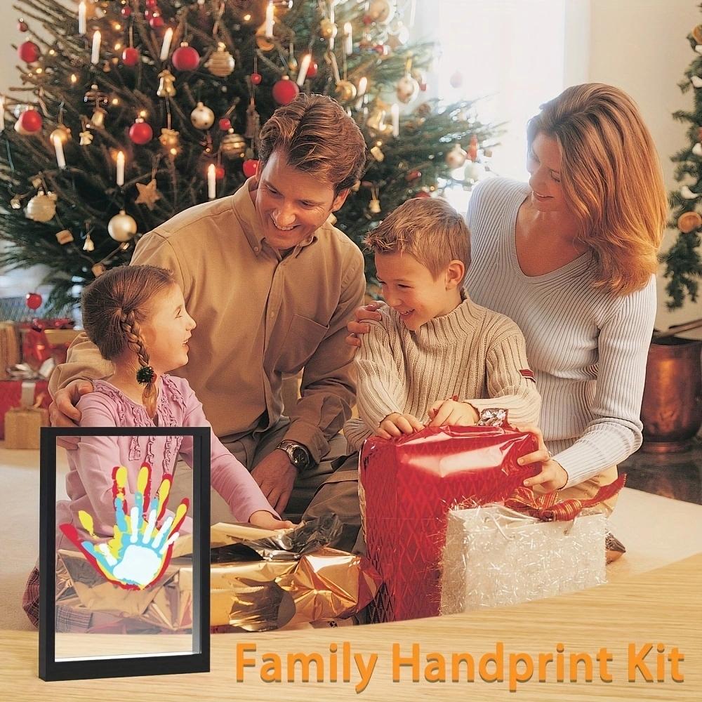 ❤️Wooden Transparent Handprint Frame Set, DIY Family Memorial Gift Kit