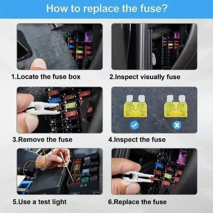 🔧 306 PCS Car Blade Fuse Assortment Set