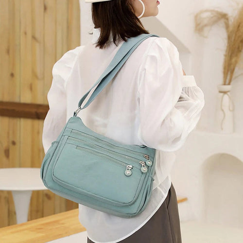 🎒 LIMITED-TIME 49% OFF! ✨ Lightweight Nylon Crossbody Bag – Multi-Pocket, Water-Resistant, Adjustable 🔧