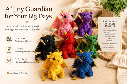 🔥Last Day: BUY 3 GET 1 FREE - 🐲💕Emotional Support Dragon Pocket Buddy