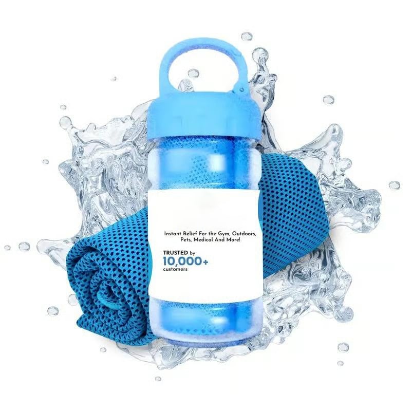 BUY 1 GET 1 FREE🌞Cooling Bottle - Cold Sweat Towel You Can Use Anywhere, Anytime! Reusable Soft Absorbent Cooling Portable