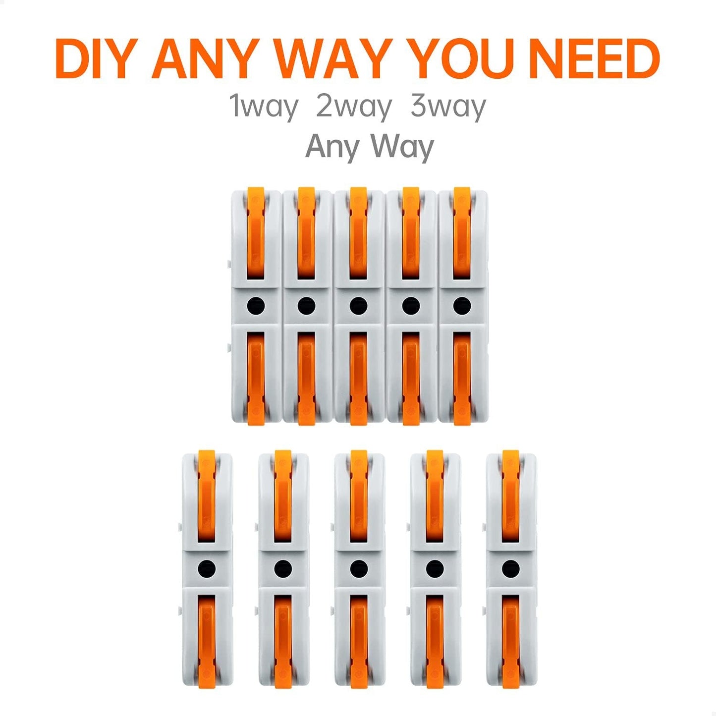 ⚒️Universal Quick Lever Electrical Wire Connectors (24-12 AWG) Assortment