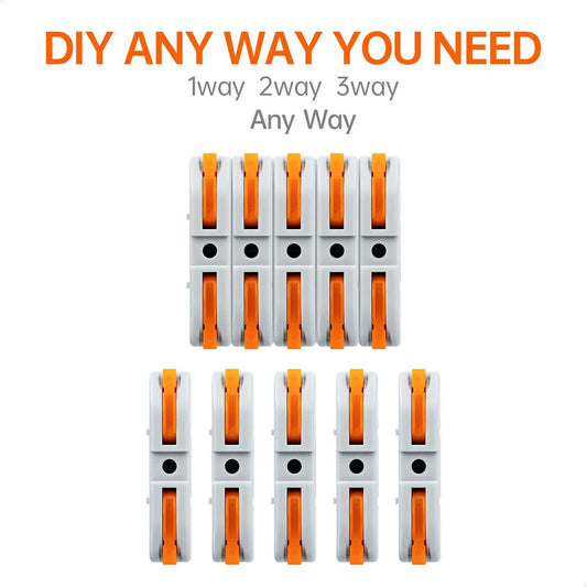 ⚒️Universal Quick Lever Electrical Wire Connectors (24-12 AWG) Assortment