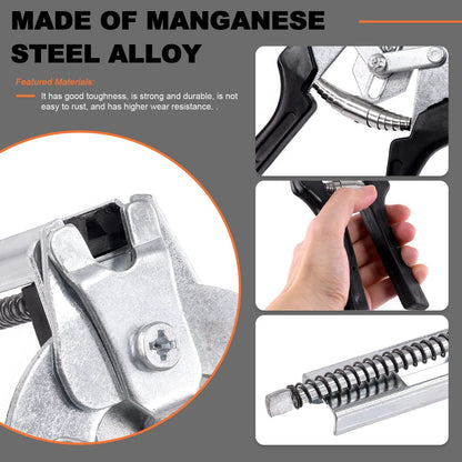 🔥M-Type Hog Ring Pliers Kit – Semi-Automatic Spring-Loaded Fence & Cage Repair Tool