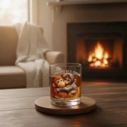 🐵Punch the Monkey Whiskey Glass