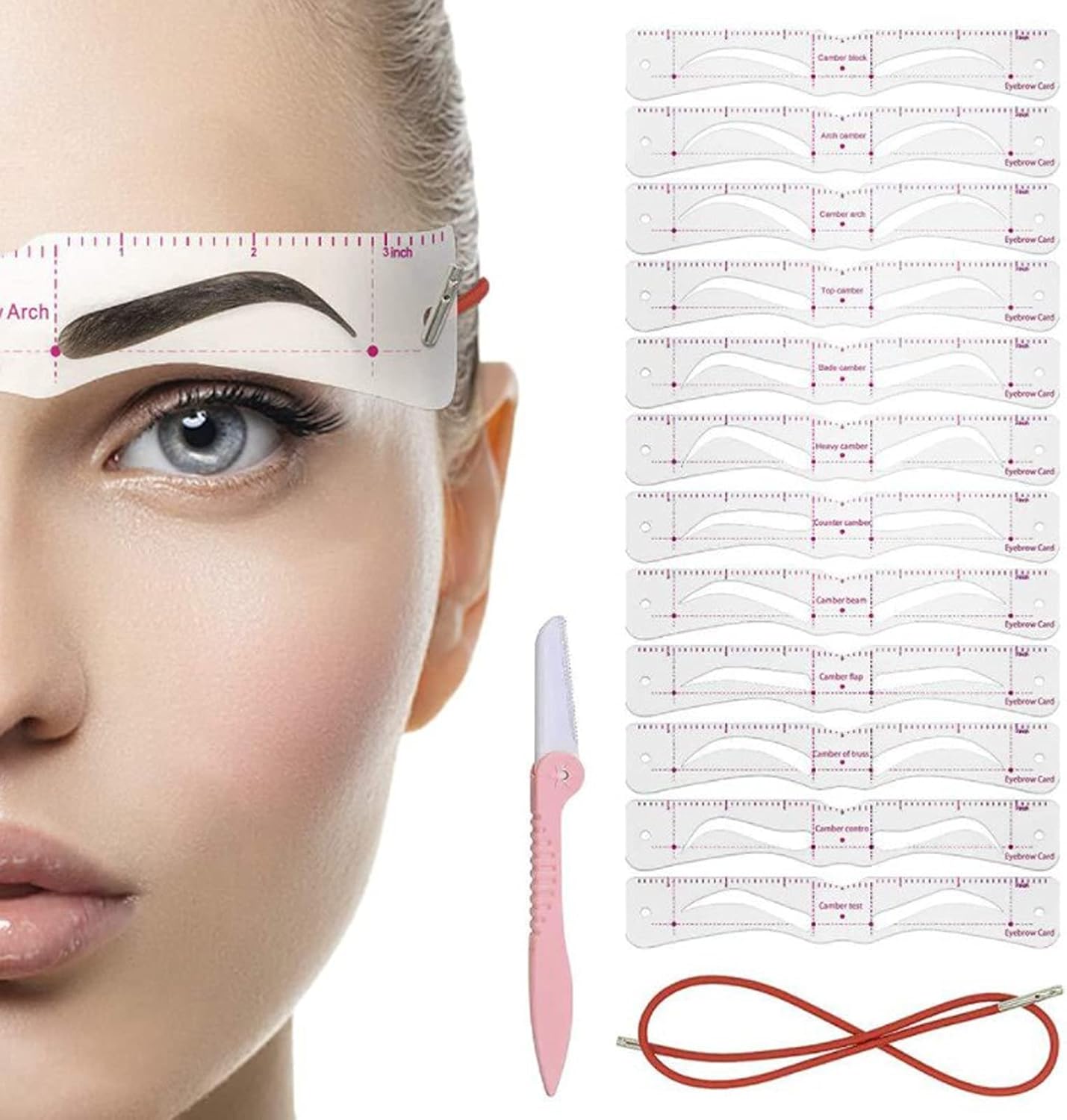 🔥✨Reusable Eyebrow Stencil Shaper Kit