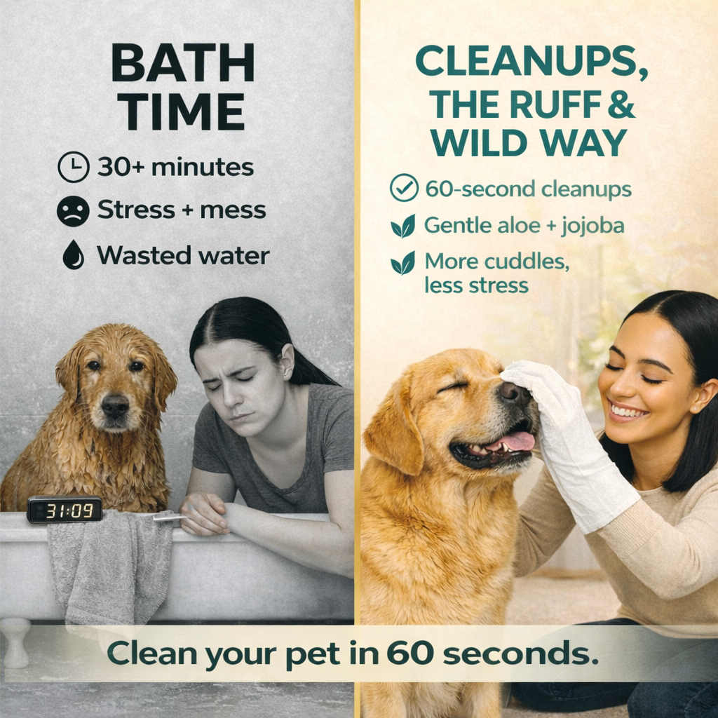 🔥Hypoallergenic Pet Cleaning Glove Wipes (Unscented)
