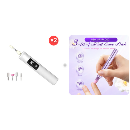 🥳2026 HOT SALE🥳💞30K+ SOLD!💅✨Professional Electric Nail Polisher – Smooths thick nails, 99-speed display. Multiple heads for shaping & buffing. Salon at home! 🌟💎