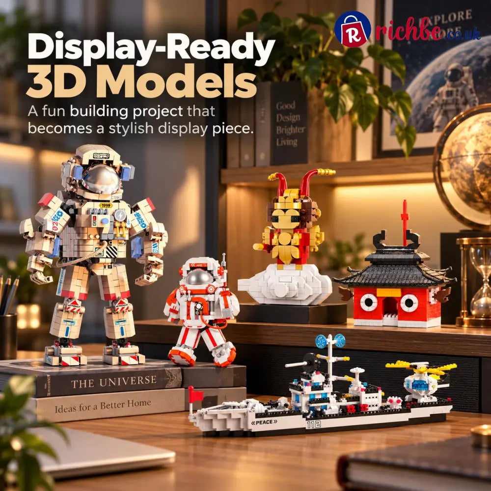🧩 Creative building block models – astronauts monkey king & destroyer ship - Bestseller