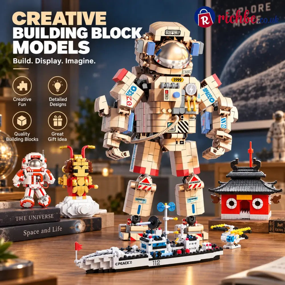 🧩 Creative building block models – astronauts monkey king & destroyer ship - Bestseller