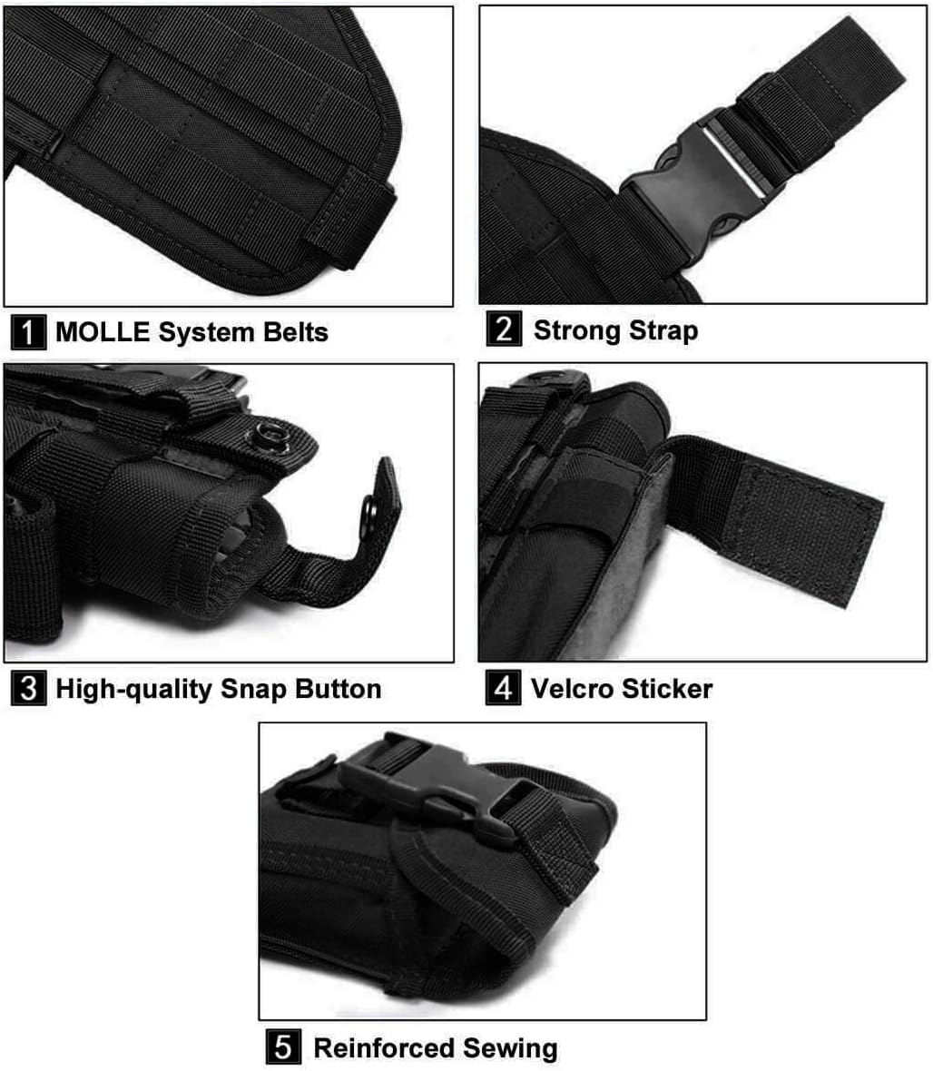 Hot Sale 48% OFF🔥Tactical Adjustable Thigh Holster for Right-Handed Users