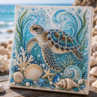 🔥Last Day 49% OFF - 🌊✨Ocean Theme Pearl Art DIY Kit(📦Buy 3 Free Shipping)
