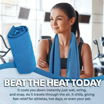 BUY 1 GET 1 FREE🌞Cooling Bottle - Cold Sweat Towel You Can Use Anywhere, Anytime! Reusable Soft Absorbent Cooling Portable