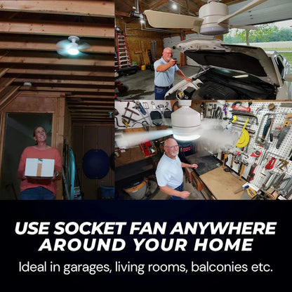 ⚡50K+ SOLD!🍃40W LED Ceiling Fan Light – 20.5” Ultra-Quiet 🎯  | For Bedroom 😴, Kitchen 👩‍🍳 & Garage 🛠️