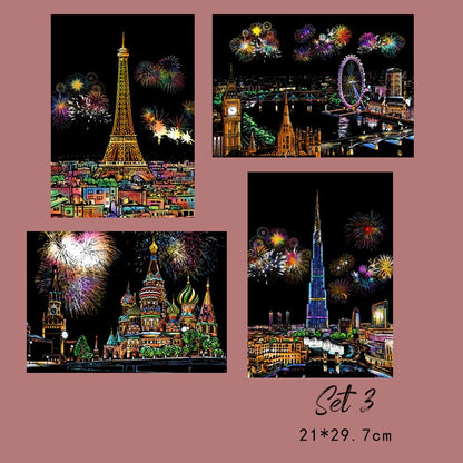 🔥Hot Sale 50% OFF🌈✍️Rainbow Magic Scratch Paper