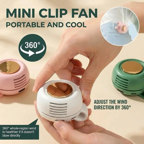 🔥HOT SALE 30% OFF – Bladeless Button Fan Stops Summer Sweat Anywhere