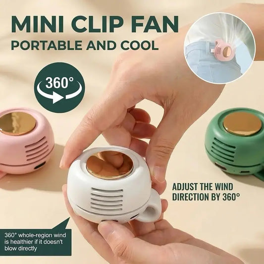 🔥HOT SALE 30% OFF – Bladeless Button Fan Stops Summer Sweat Anywhere