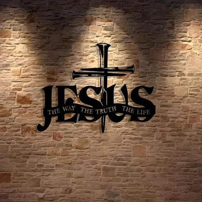✝️Vintage Metal Cross Wall Art 🏡✨ Includes Nails