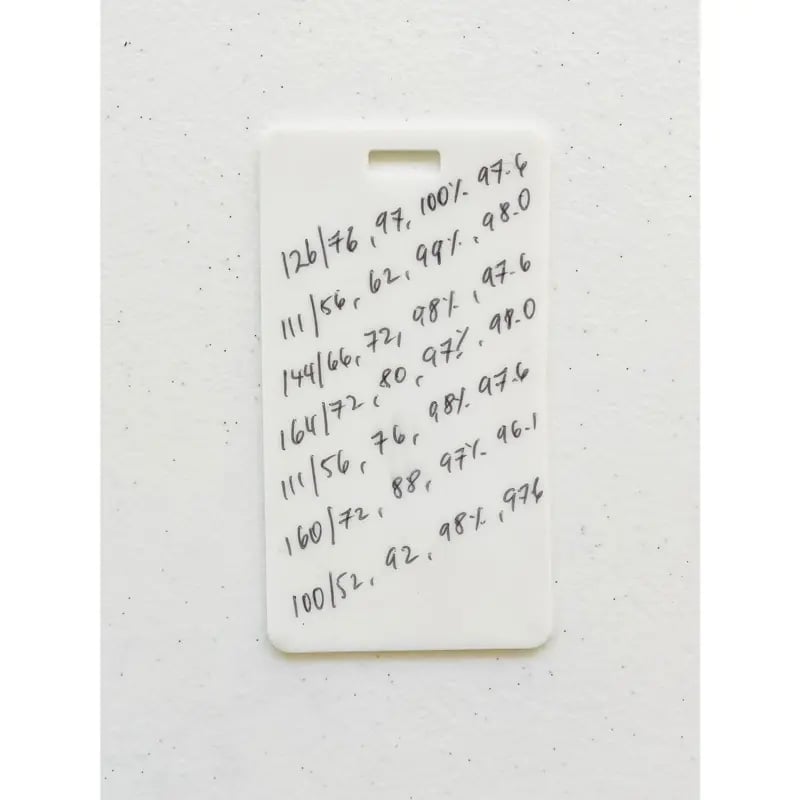📋🩺Erasable Badge Note | Dual-Side Writable, Fade-Proof & No Blur (🖊Write. Wipe. Repeat.)