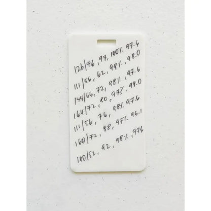 📋🩺Erasable Badge Note | Dual-Side Writable, Fade-Proof & No Blur (🖊Write. Wipe. Repeat.)