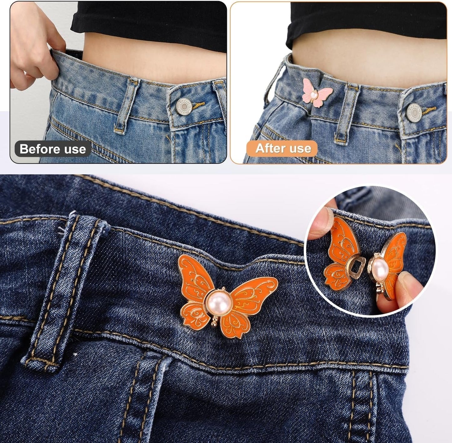 😍BUY 8 GET 8 FREE🔥 Butterfly Pants Waist Tightener