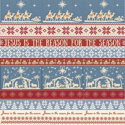 ✝️ Jesus Is The Reason For The Season🎄🎁Christian Christmas Wrapping Paper