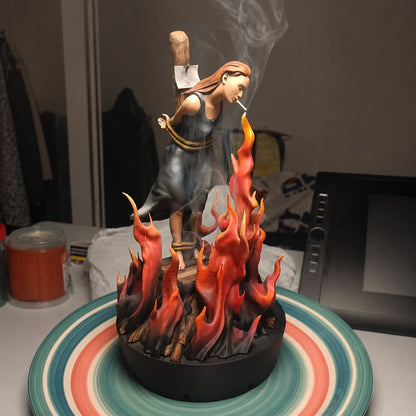 🔥Witch Burn Sculpture Backflow Incense Burner | Gothic Art Incense Holder