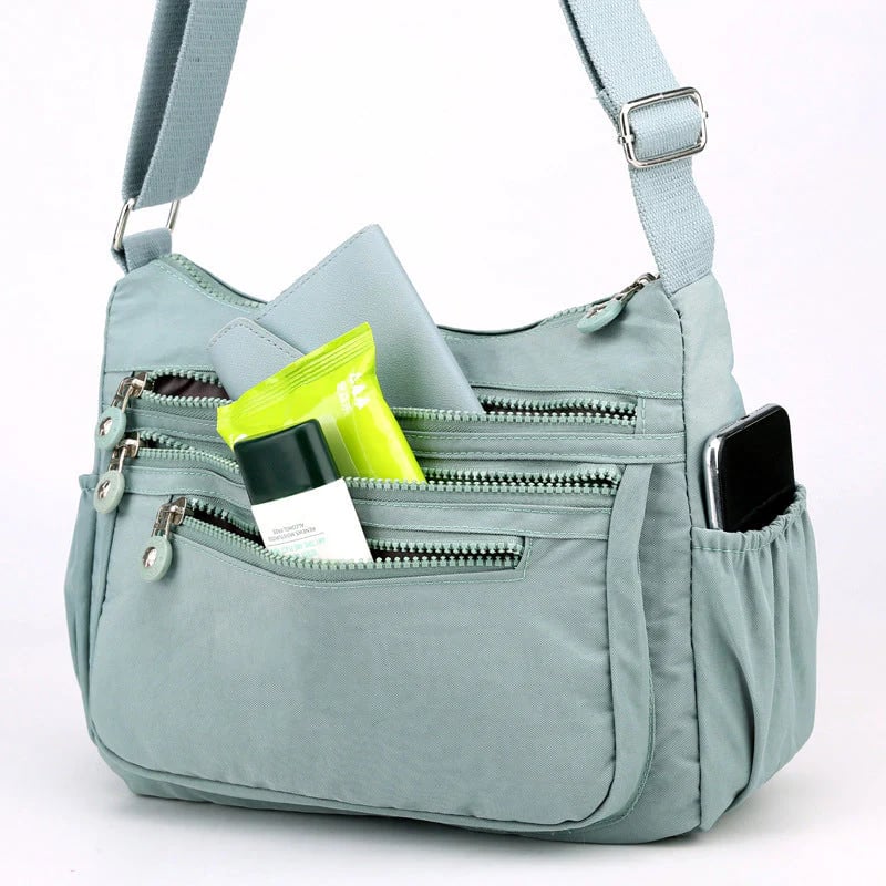 🎒 LIMITED-TIME 49% OFF! ✨ Lightweight Nylon Crossbody Bag – Multi-Pocket, Water-Resistant, Adjustable 🔧