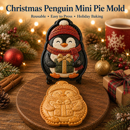 🎄16-Design Christmas Mini Pie Mold Collection | Reusable Embossed Molds for Shaping Detailed Santa, Snowman, Reindeer, Tree & Holiday Pies 🥧✨