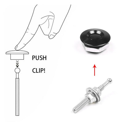 🔒 4Pcs Universal Stainless Steel Quick-Release Lock Latches - Secure & Easy Access!⚡