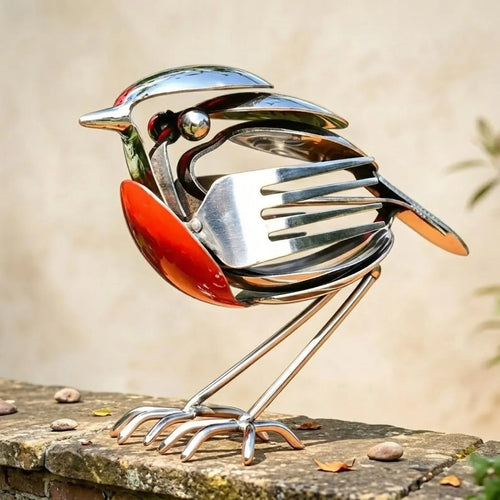 Why Everyone on My Street Stops to Look at This Metal Bird on My Porch