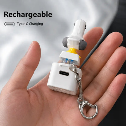 🐦 😂 Seagull "MINE!" Sound Button Keychain – Real Sound & LED Light Fun Gift