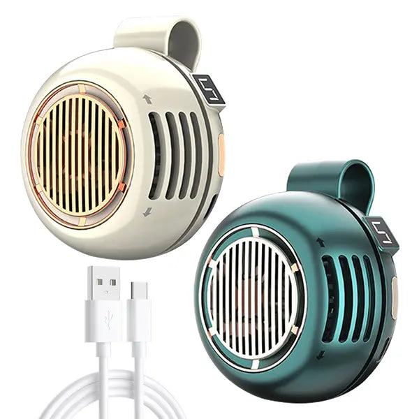 Mini Whirlwind Fan for Waist Clip Fan, 3 Speeds Hands-Free Neck Fan