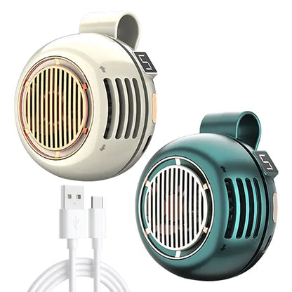 Mini Whirlwind Fan for Waist Clip Fan, 3 Speeds Hands-Free Neck Fan