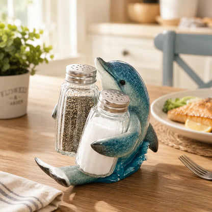 🤣Coastal Animal Salt & Pepper Shaker Holder Set